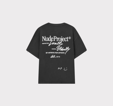 nude project black tee (no ticket)