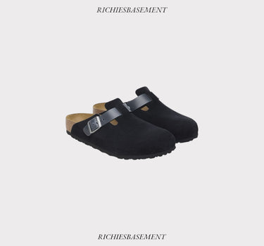 birkin stock clogs black