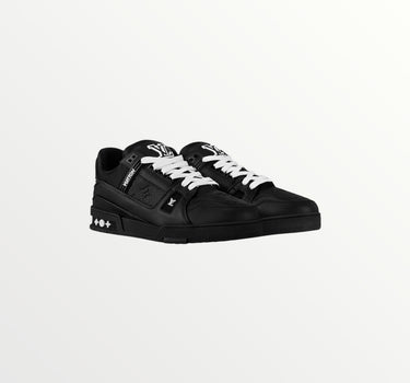 lv trainer black sneaker