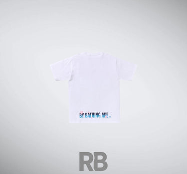 bape white roses tee