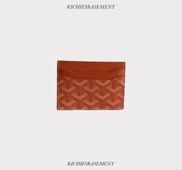 goyard saint sulpice orange cardholder