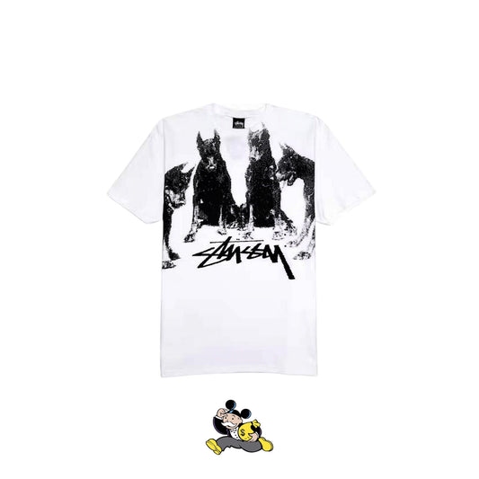 STUSSY DOG WHITE