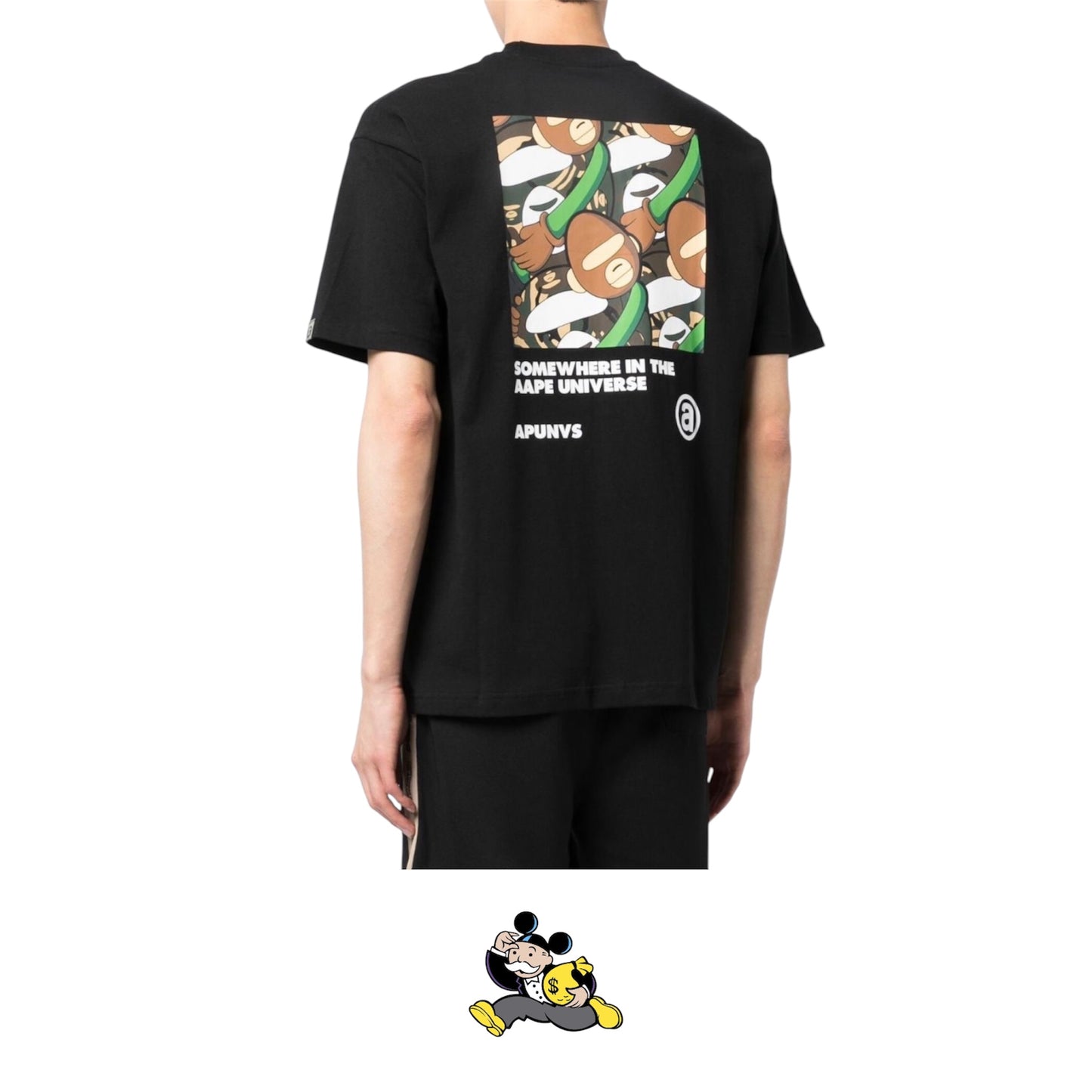 AAPE BLACK TSHIRT