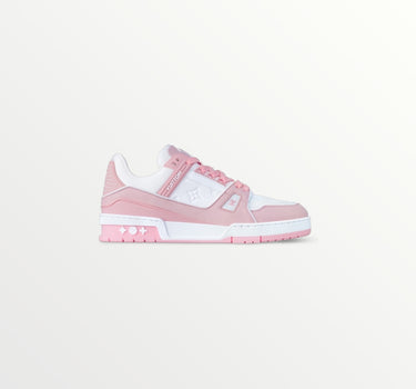 lv trainer rose sneaker