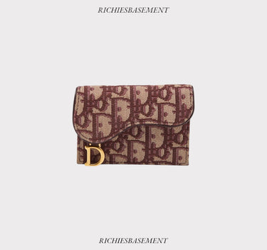 Dior Saddle Red Cardholder