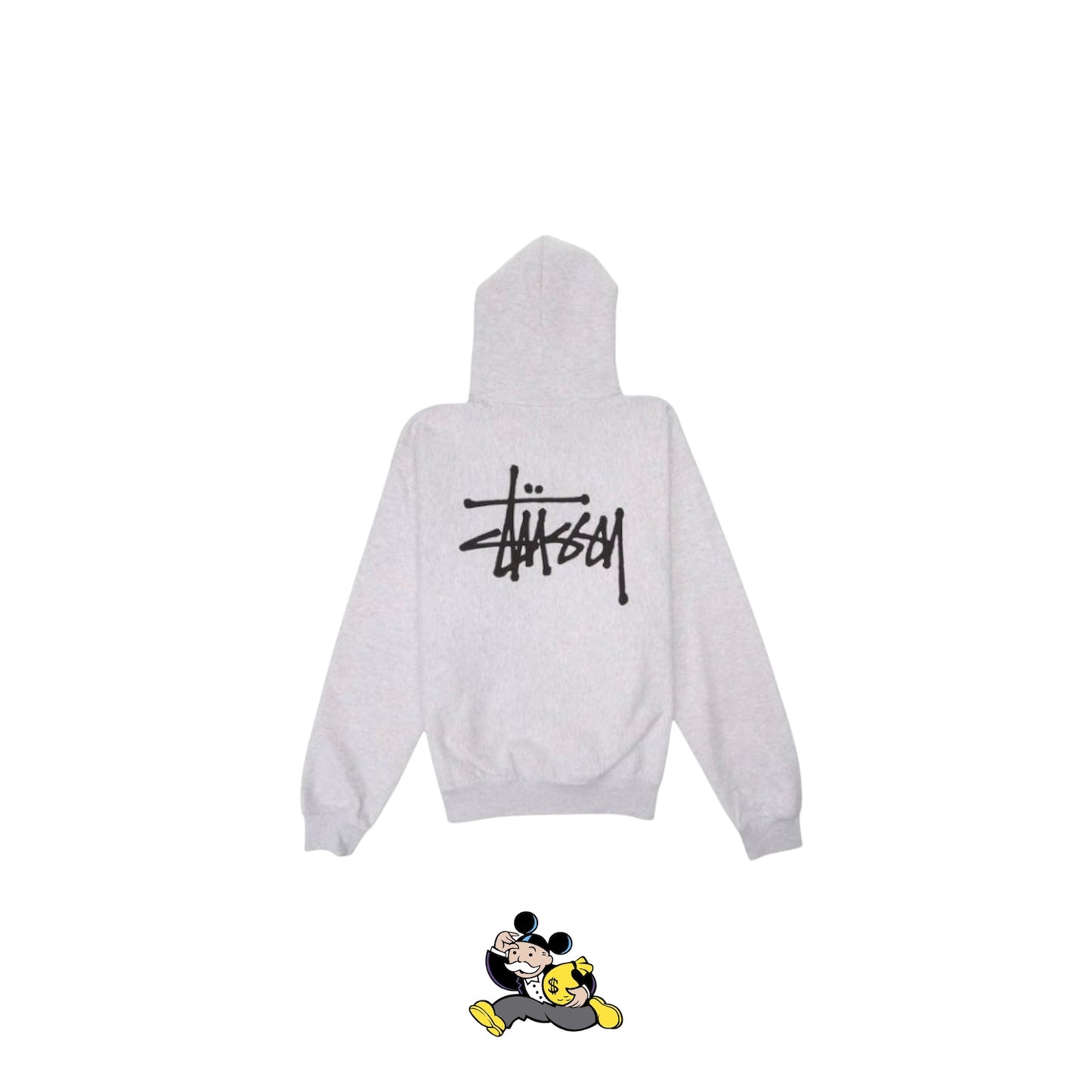 STUSSY GREY HOODIE