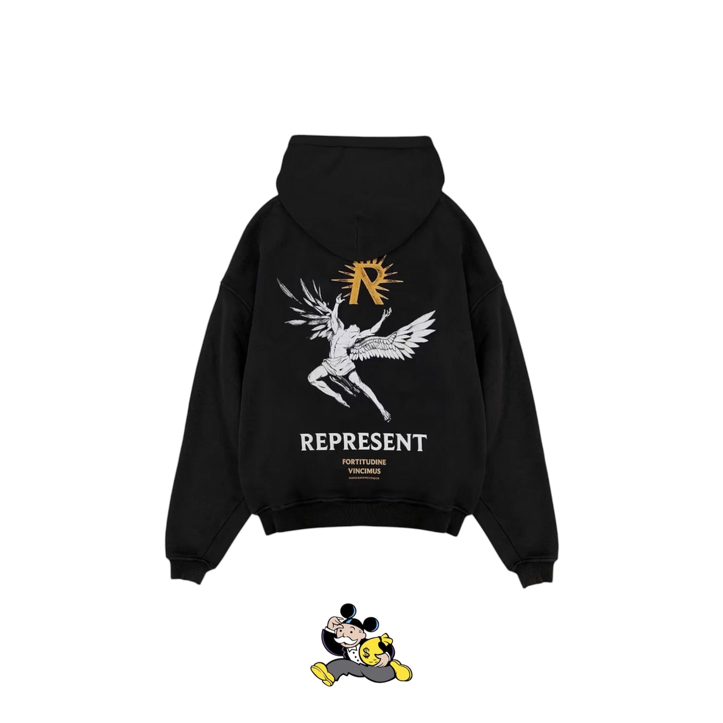 REPRESENT ICARUS HOODIE BLACK