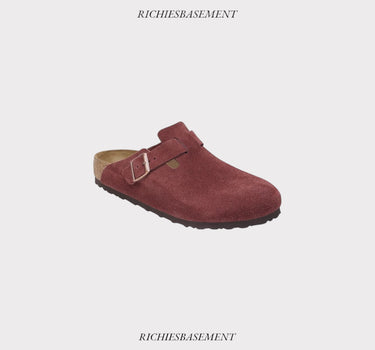 birkin stock clogs red