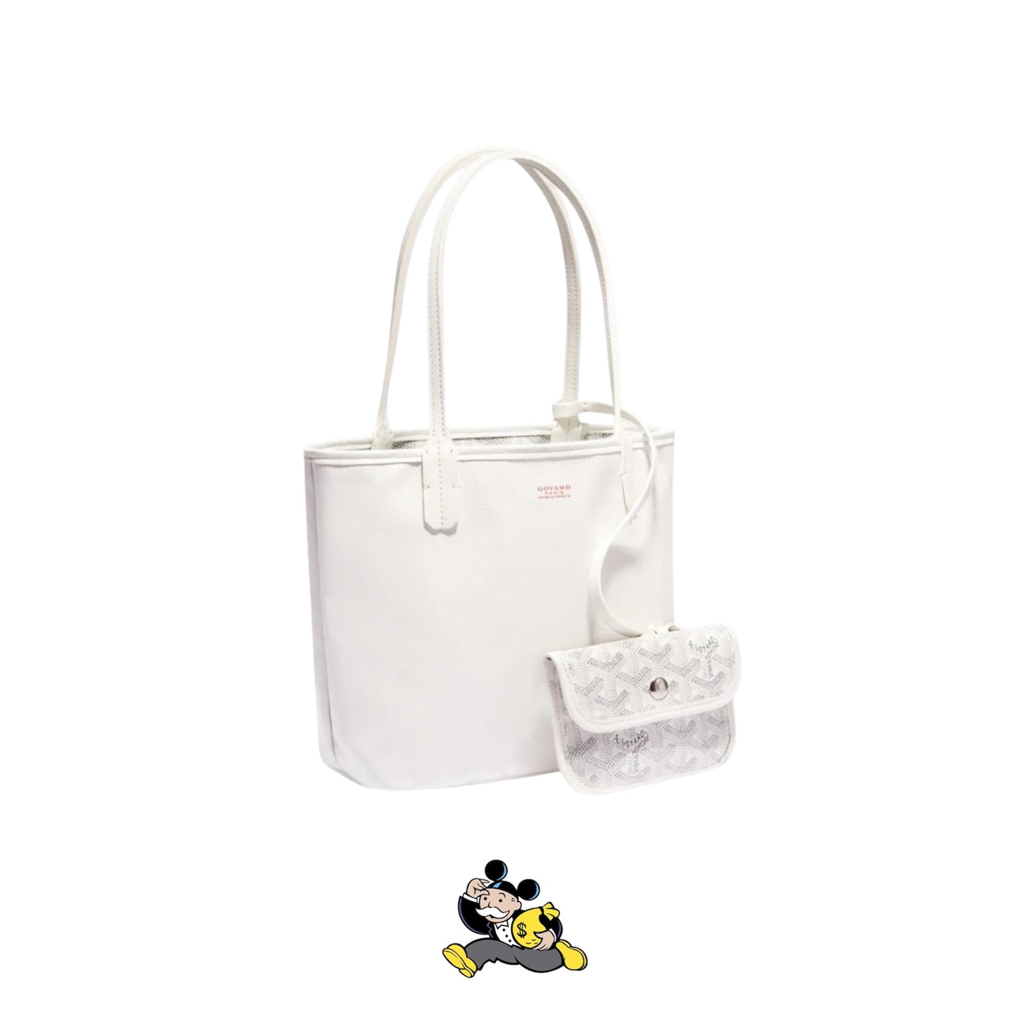 GOYARD ANJOU TOTE WHITE