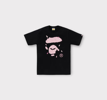 bape black roses tee
