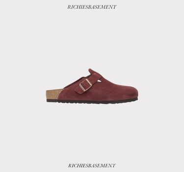 birkin stock clogs red