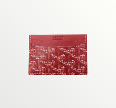 goyard saint sulpice red cardholder