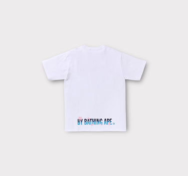 bape white roses tee