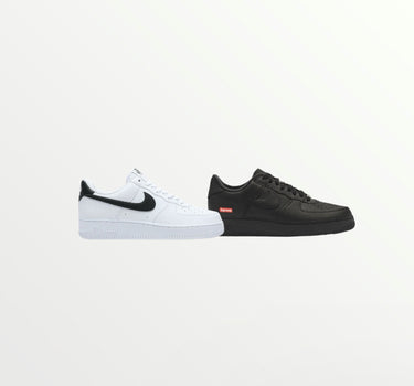 nike white black x supreme bundle