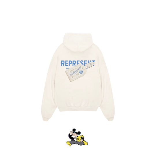 REPRESENT WHITE HOODIE