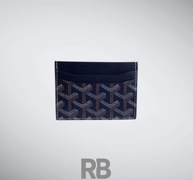 goyard saint sulpice dark  blue cardholder