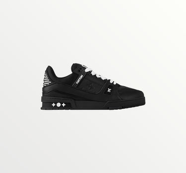 lv trainer black sneaker
