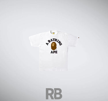 bape white classic tee (default)