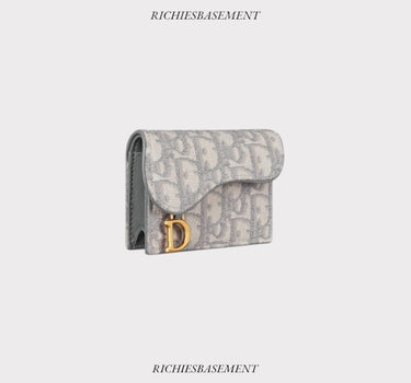 Dior Saddle White Cardholder