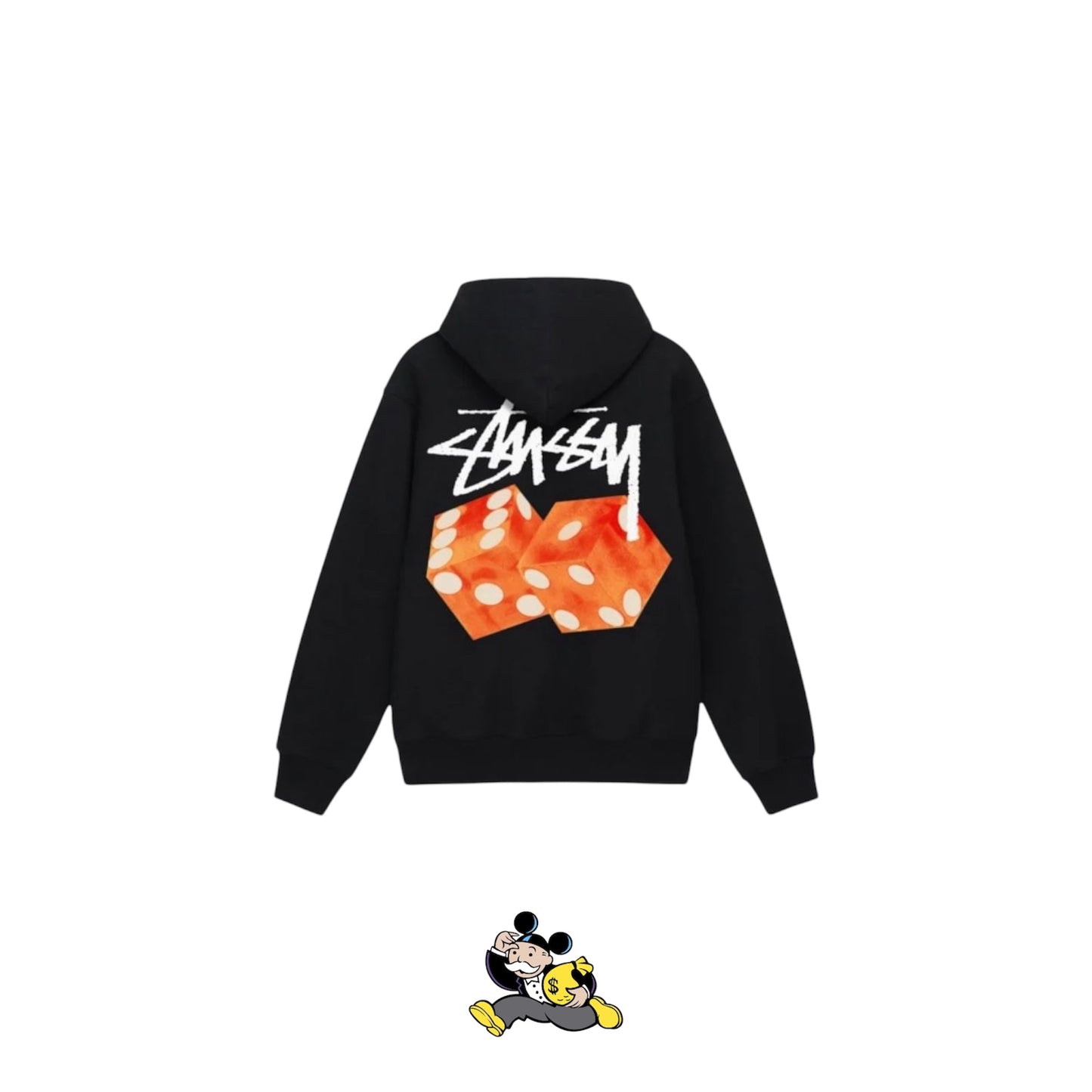 STUSSY BLACK DICE HOODIE