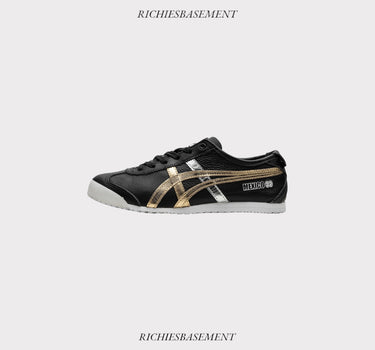 Onitsuka black gold silver