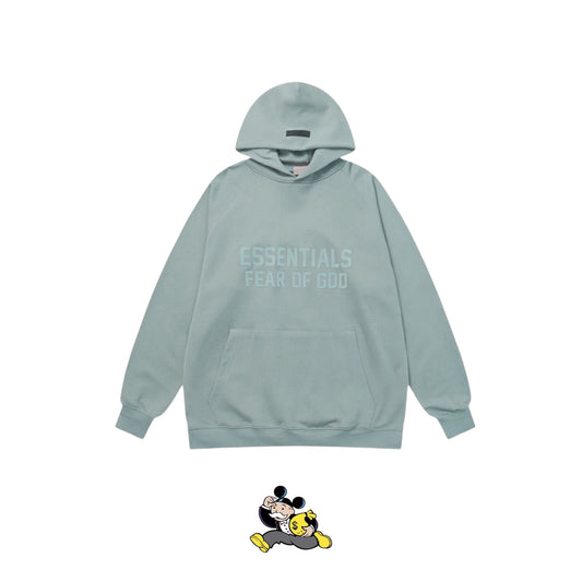 ESSENTIALS BLUE HOODIE