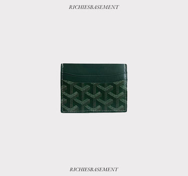 goyard saint sulpice green cardholder