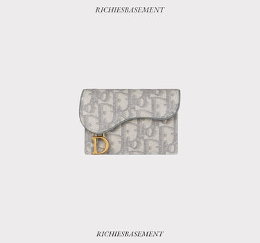 Dior Saddle White Cardholder