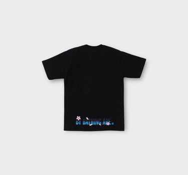 bape black roses tee