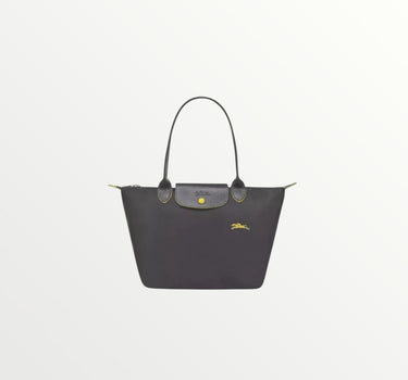 long champ le pilage large shoulder black bag