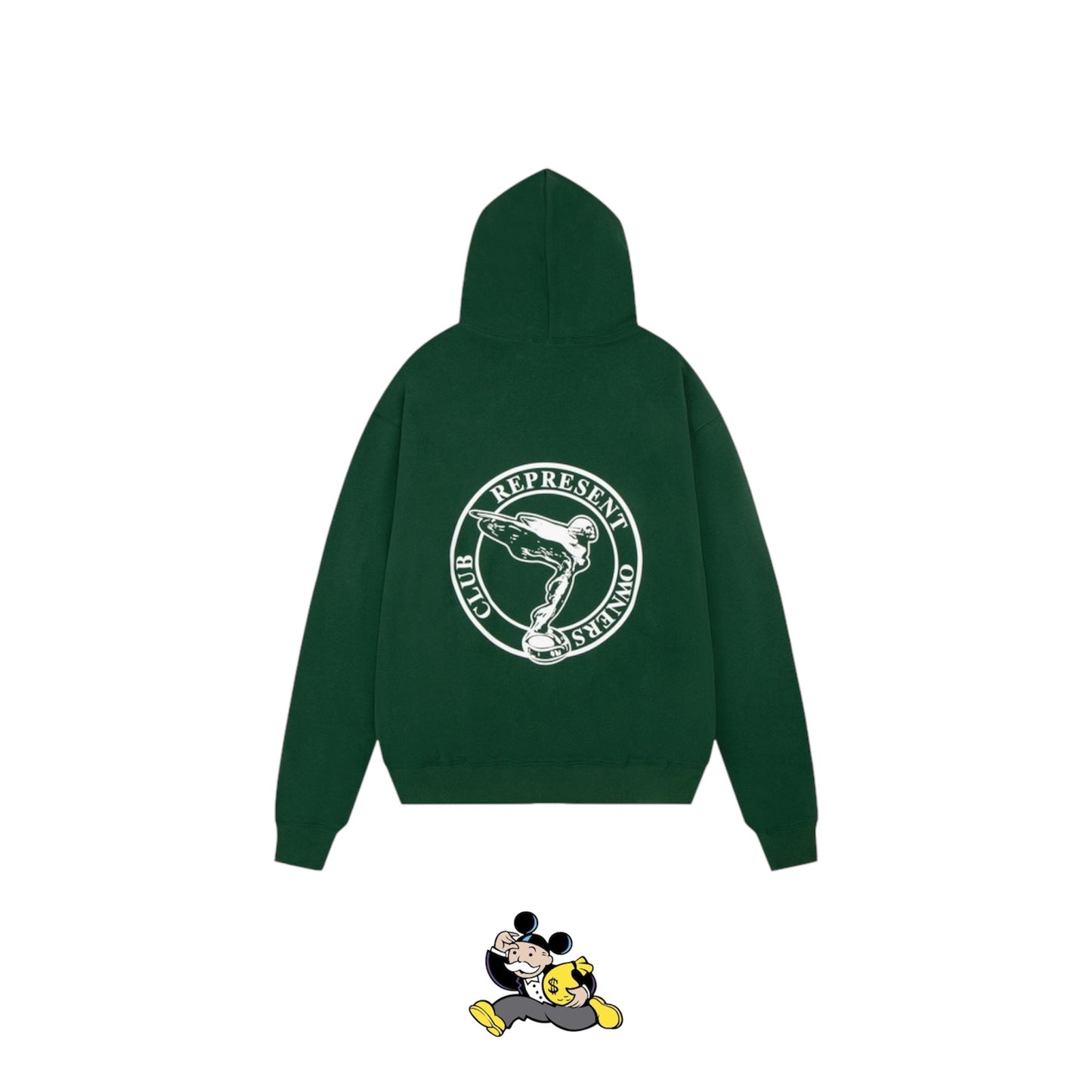 REPRESENT GREEN HOODIE