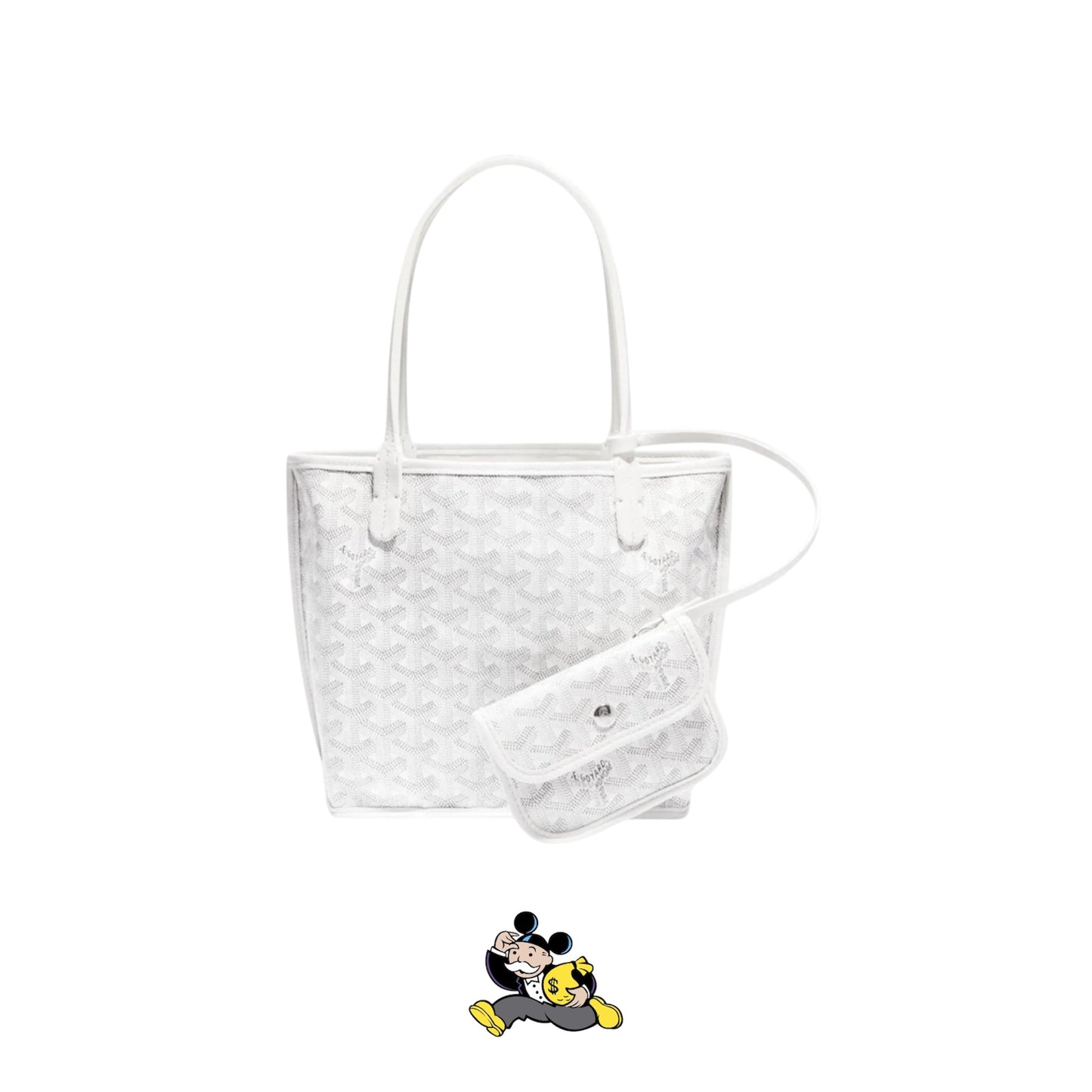 GOYARD ANJOU TOTE WHITE