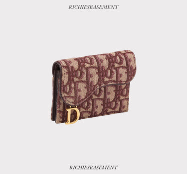 Dior Saddle Red Cardholder